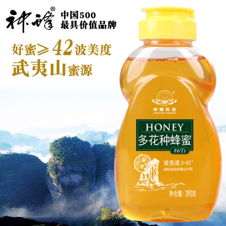 42波美度】多花蜂蜜390g